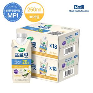 [쇼핑백증정]셀렉스 프로핏 밀크 바닐라 250ml*36입