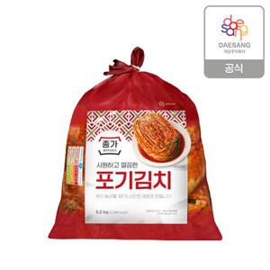 종가 종가집 중부식 포기김치 5.2kg