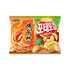 농심 새우깡 90g x 4봉 + 포테토칩 60g x 4봉