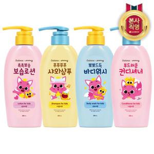 [베비언스]베비언스 핑크퐁 샴푸/워시/컨디셔너/로션 380ml X 2