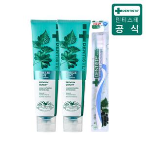 덴티스테 뉴브리즈민트 3종 180g×2개+칫솔×1개