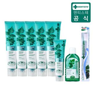 덴티스테 뉴브리즈민트 8종 180×5 60g×1 칫솔×1 가글100ml×1