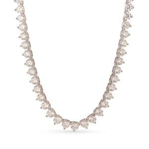도로시 14k 모이사나이트 1부 3프롱 테니스 목걸이_42cm