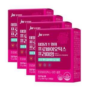 JW중외제약 프로바이오틱스 프리미엄 질 유래 유산균 4개월