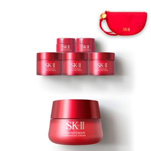 [12한정] SK-II 스킨파워 어드밴스드 크림 80g 세트 (+리미티드파우치)