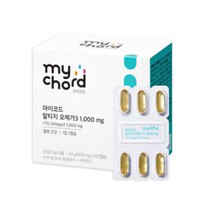 마이코드 알티지 오메가3 1000mg 60캡슐 (1개월)