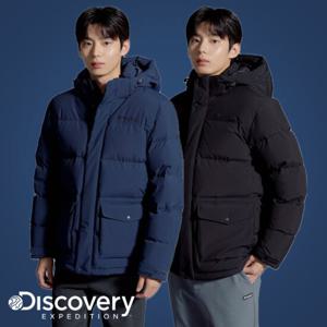 디스커버리 23FW 겨울이월/할인 남성 윌튼 구스다운/거위털후드숏패딩점퍼 DMDJ5Z036