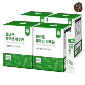올바른 제주산 여주환 4박스 총4개월분 120포