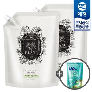 [애경]르샤트라 오드퍼퓸 섬유유연제 리필 1.5L x2개 +세제200ml