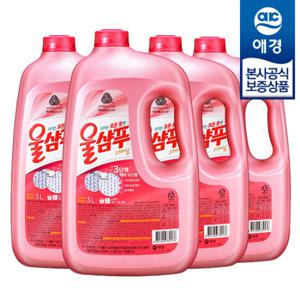 [애경]울샴푸 오리지널 3L x4개 +섬유유연제200ml