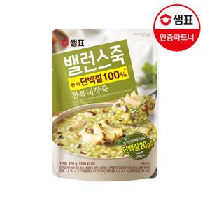 샘표 밸런스죽 전복내장죽 420g