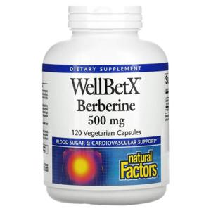 내추럴팩터스 WellBetX 웰벳엑스 베르베린 500mg 120캡슐