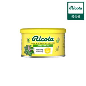 리콜라 스위스 허브 캔디 레몬드럼 100g 1개