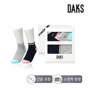 닥스양말 숙녀 스니커즈 발목포인트 2족 DK24418