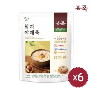 [본죽] Healthy 참치야채죽 330g 6팩