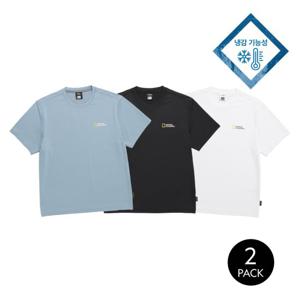 내셔널지오그래픽 N245UPA910 유니 메이스 2PACK 반팔티 3종 택1