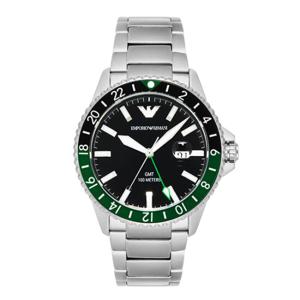 [공식본사정품] 아르마니 AR11589 Diver GMT  남성 메탈시계