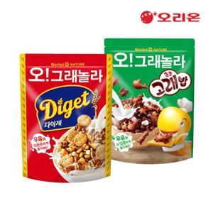 [오리온]오그래놀라 다이제(300g)x1+초코고래(275g)x1