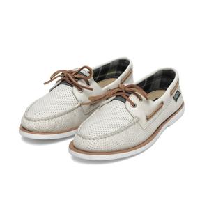 [공식] 말본골프 [MALBON x SPERRY] 모카신 보트슈즈 IVORY