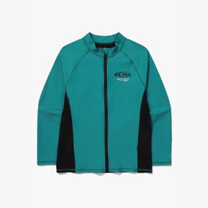 휠라키즈(FILA KIDS) (FK2RTG2A01M IVG) 아동 아쿠아 바시티 집업 래쉬가드 수영복 상의