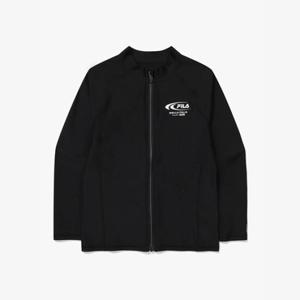 휠라키즈(FILA KIDS) (FK2RTG2A01M BLK) 아동 아쿠아 바시티 집업 래쉬가드 수영복 상의