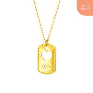 [삼성금거래소 MELORA] 24K 하트 투 하트 BABY 목걸이B 7.5g