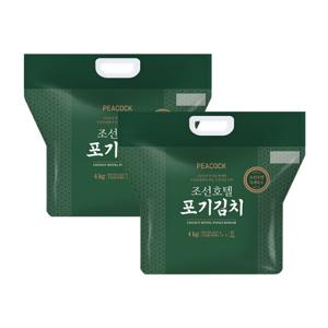 피코크 조선호텔 포기김치 4kgX2팩
