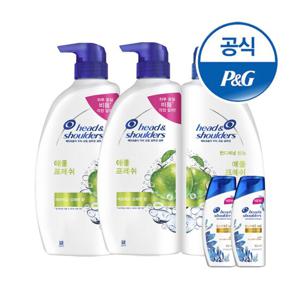 헤드앤숄더 애플프래쉬 샴푸850ml2개+린스850ml1개+증정[S248*2]