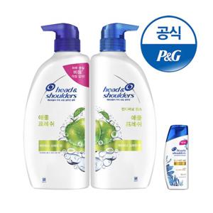 헤드앤숄더 애플프래쉬 샴푸 850ml + 린스 850ml+증정[S248]