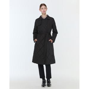 닥스 골프 여성 23FW populet퀼팅 롱 다운코트 (BLACK) WNJU3D703BK