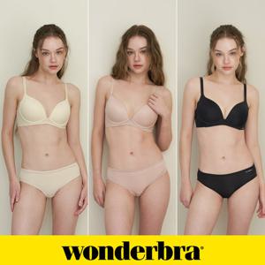 [Wonderbra] 퓨징볼륨 노와이어 브라팬티 6종세트 WBW4N333536_T