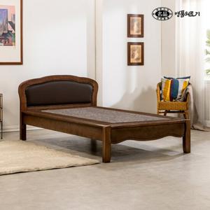 보료무료UP [명품의료기] 베르크S 가죽 싱글 홍맥반석 돌침대