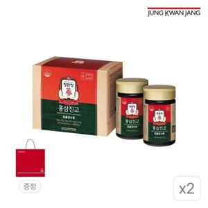 정관장 홍삼진고 (250g x 2병)/2박스+쇼핑백2장