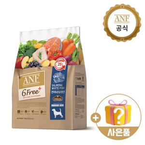 ANF 식스프리플러스 인도어 독 연어&흰살생선 1.6kg +돌돌이