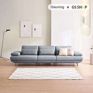 [다우닝] 플라나 3.5인 리프트업 전체 천연가죽 소파