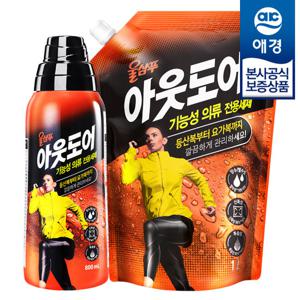 [애경][비밀특가]울샴푸 아웃도어 800ml x1개 +리필 1L