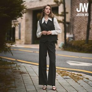 제이슨우 24FW 샥스킨 세미와이드 턱팬츠 [런칭 가격 69900원]