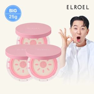 [엘로엘][빅] 엘로엘 피치 핑크 톤업 팡팡 빅 선쿠션 25g 본품 x