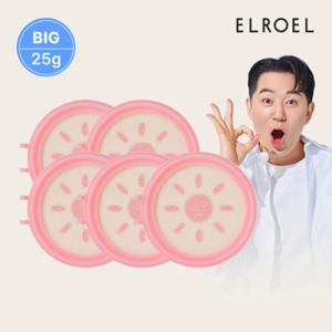 [엘로엘][빅] 엘로엘 피치 핑크 톤업 팡팡 빅 선쿠션 25g 리필 x