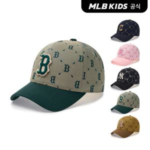 [MLB키즈]24N 다이아 모노그램 자카드 챙배색 볼캡 7ACPMD34N