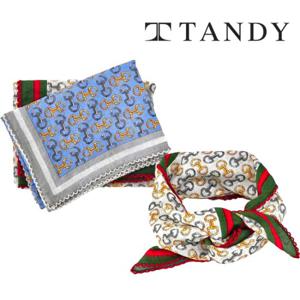 [탠디] TANDY 루프온 쁘띠 손수건 스카프 (선물포장)