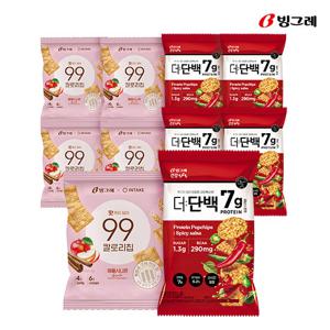 빙그레 99칼로리칩 애플시나몬 5개입 + 팝칩 매콤살사 5개입