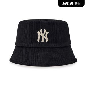 [MLB공식] 코듀로이 버킷햇 드롭핏 NY (Black)