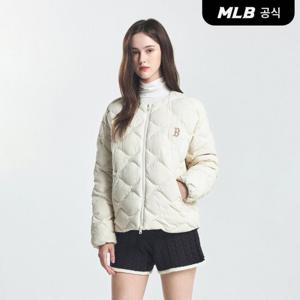 [MLB공식] 베이직 U넥 경량 숏패딩 (3 COLOR)