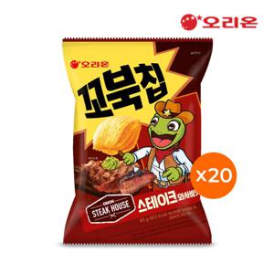 [오리온] 꼬북칩 스테이크와사비(80g) x 20개