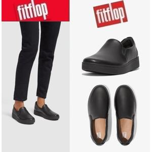 핏플랍 [FITFLOP] FFSO4F034BK 24FW 랠리 레더 슬립온_올블랙 여성슬립온