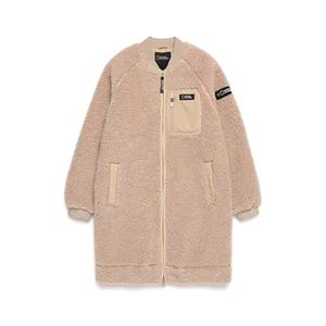 내셔널지오그래픽키즈 N214KFT160 웨이젤라 플리스 롱 집업자켓  BEIGE