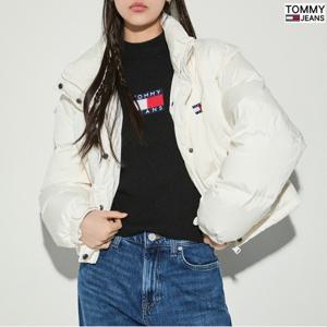 [타미진]여성 TOMMY 백 플래그 알레스카 다운 패딩