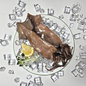 [흠냠냠] 산지직송 손질 통 오징어 350g x 10팩(20마리)