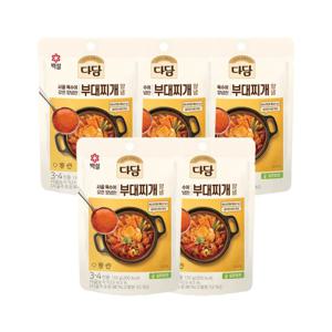 다담 사골 부대찌개 양념 130g x5개